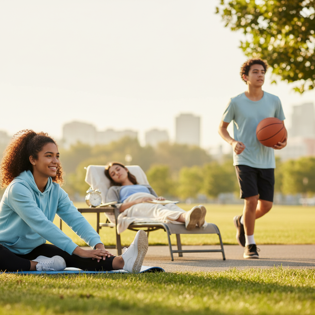 Dormir mejor y moverse más puede ayudar a frenar el riesgo de diabetes tipo 2 en adolescentes