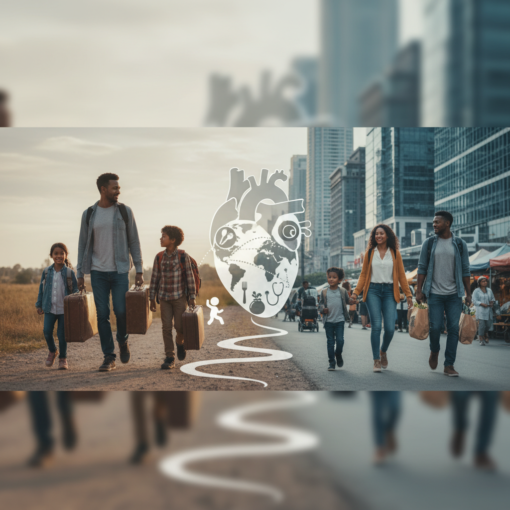 Migrar puede cambiar el riesgo cardiovascular — no por genética, sino por entorno, rutina y acceso a la salud