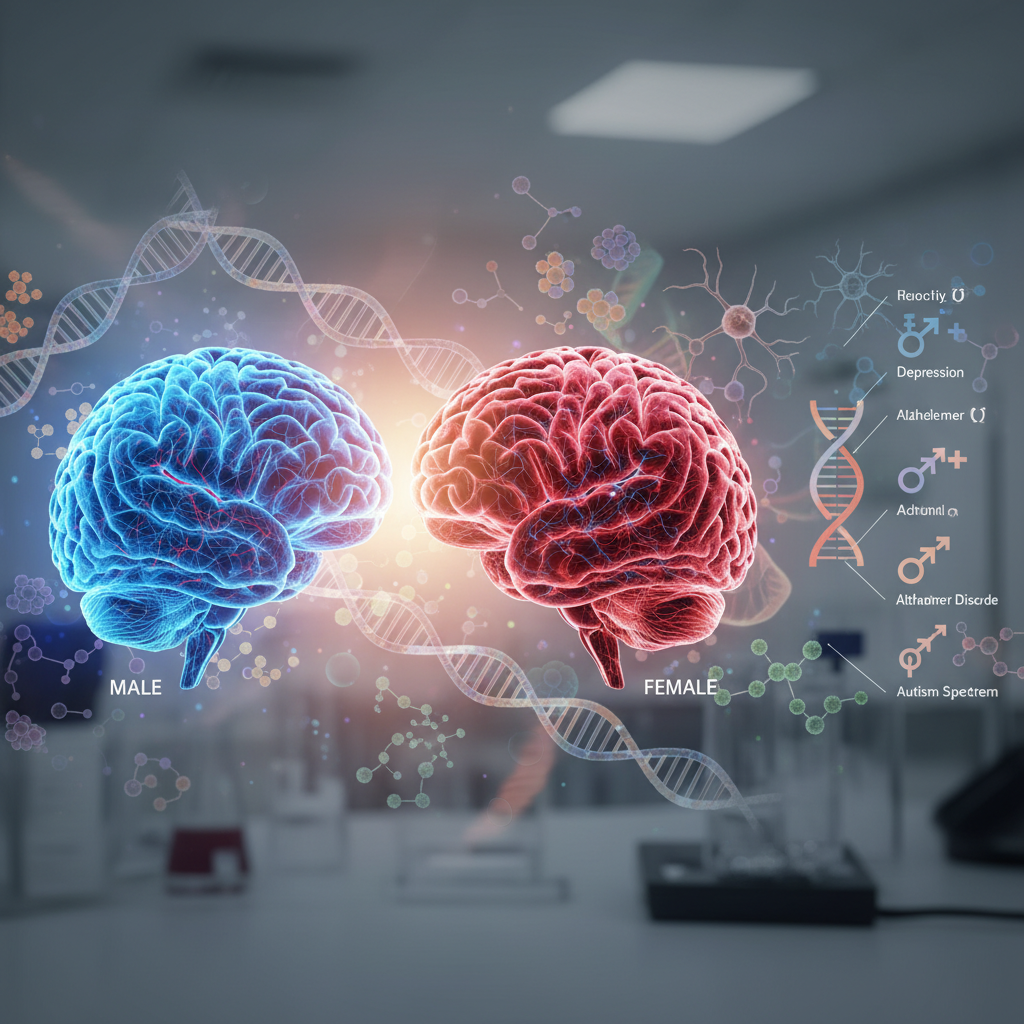 Diferencias en la actividad génica del cerebro podrían ayudar a explicar por qué algunos trastornos afectan de forma distinta a hombres y mujeres