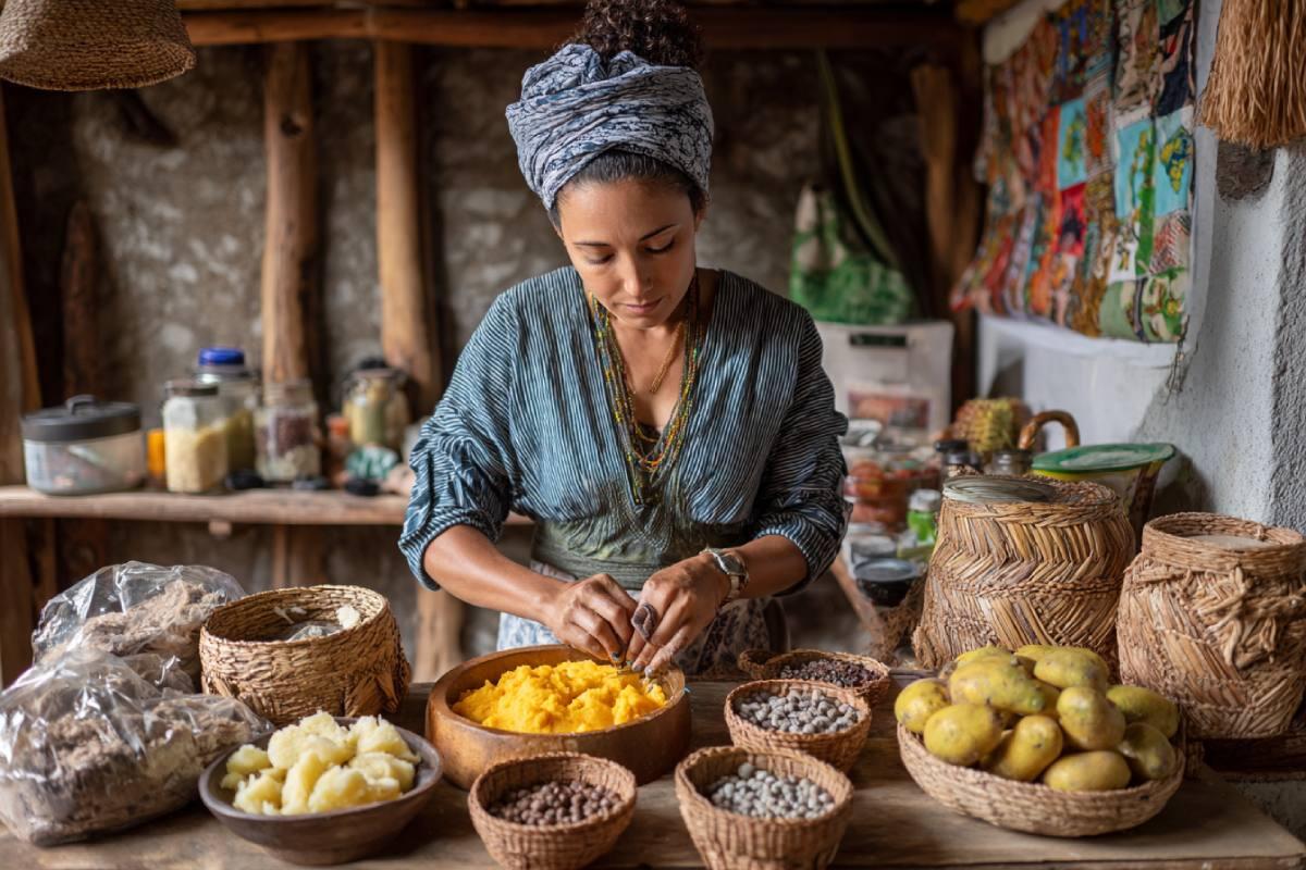 Alimentación saludable con productos típicos colombianos